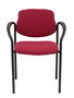 Chaise Styl Fixe/Sans mécanisme Tissu Bordeaux Non applicable Accoudoirs fixes Sans appui-tête Sans roulettes