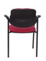 Chaise Styl Fixe/Sans mécanisme Tissu Bordeaux Non applicable Accoudoirs fixes Sans appui-tête Sans roulettes