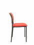 Chaise Styl Fixe/Sans mécanisme Cuir écologique Rouge Non applicable Sans accoudoirs Sans appui-tête Sans roulettes