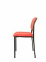 Chaise Styl Fixe/Sans mécanisme Cuir écologique Rouge Non applicable Sans accoudoirs Sans appui-tête Sans roulettes
