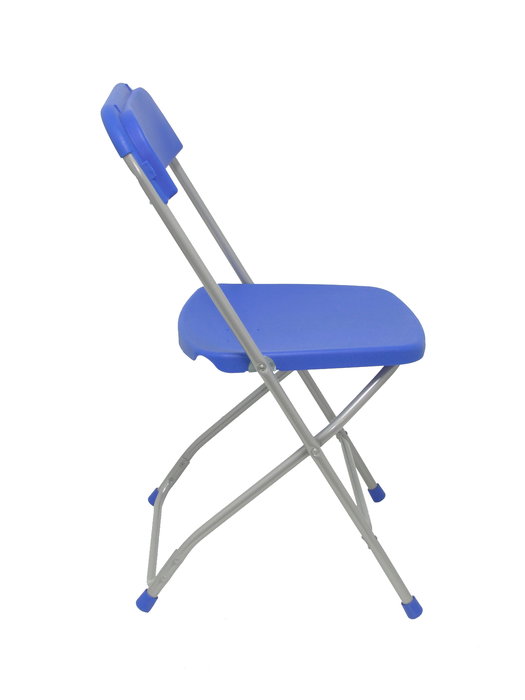 Chaise Polyfold Fixe/Sans mécanisme Chlorure de polyvinyle Bleu Non applicable Sans accoudoirs Sans appui-tête Sans roulettes