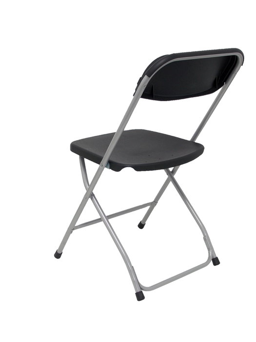 Chaise Polyfold Fixe/Sans mécanisme Chlorure de polyvinyle Noir Non applicable Sans accoudoirs Sans appui-tête Sans roulettes