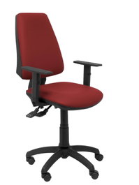 PIQUERAS Y CRESPO Chaise de Bureau Elche Asynchrone Cuir Écologique Bordeaux