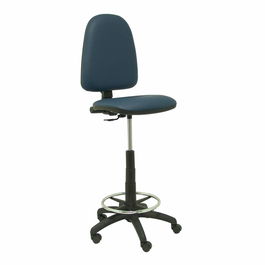 Tabouret Ayna Piqueras y Crespo CPSPAZM Blue marine PVC Simili Cuir