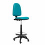 PIQUERAS Y CRESPO Tabouret Ayna Turquoise Simili Cuir