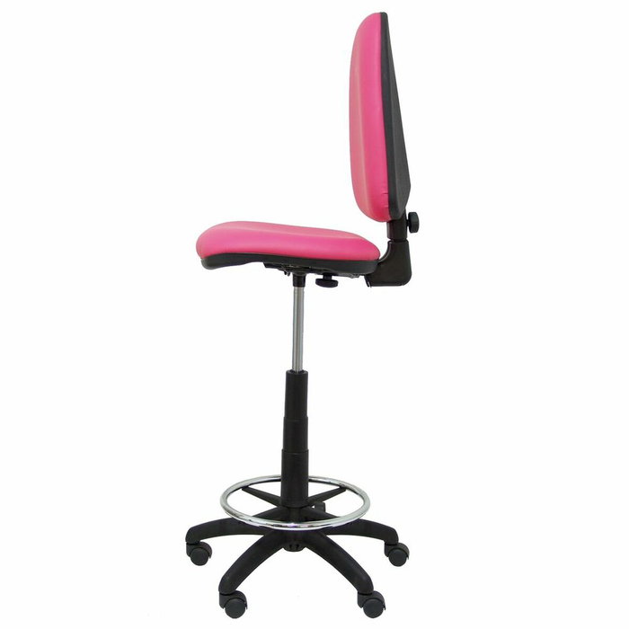 PIQUERAS Y CRESPO Tabouret Ayna Rose en Simili Cuir