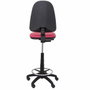 PIQUERAS Y CRESPO Tabouret Ayna Rose en Simili Cuir