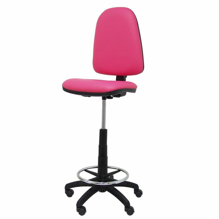 PIQUERAS Y CRESPO Tabouret Ayna Rose en Simili Cuir