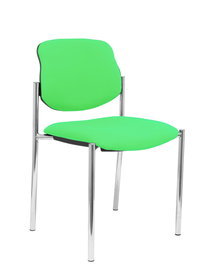 Chaise Styl Fixe/Sans mécanisme Tissu Vert pistache Non applicable Sans accoudoirs Sans appui-tête Sans roulettes