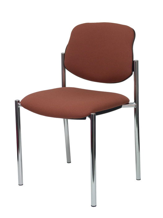 Chaise de Réception Villalgordo Piqueras y Crespo BALI363 Marron Simili Cuir