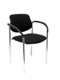 Chaise Styl Fixe/Sans mécanisme Tissu Noir Non applicable Accoudoirs fixes Sans appui-tête Sans roulettes