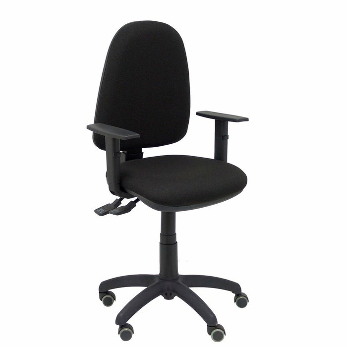 PIQUERAS Y CRESPO Chaise de bureau Aýna, mécanisme asynchrone, Noir