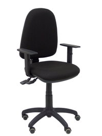 PIQUERAS Y CRESPO Chaise de bureau Aýna, mécanisme asynchrone, Noir