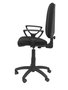 PIQUERAS Y CRESPO Chaise de bureau Ayna noire avec accoudoirs fixes