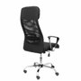 FORÖL Chaise de Bureau Esteras Noir avec Appui-tête et Accoudoirs Fixes