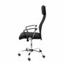 FORÖL Chaise de Bureau Esteras Noir avec Appui-tête et Accoudoirs Fixes