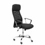 FORÖL Chaise de Bureau Esteras Noir avec Appui-tête et Accoudoirs Fixes