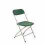 Chaise Polyfold Fixe/Sans mécanisme Chlorure de polyvinyle Vert Non applicable Sans accoudoirs Sans appui-tête Sans roulettes