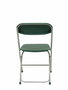 Chaise Polyfold Fixe/Sans mécanisme Chlorure de polyvinyle Vert Non applicable Sans accoudoirs Sans appui-tête Sans roulettes