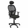 Piqueras y Crespo Chaise de bureau Alocén, mécanisme synchrone, Noir