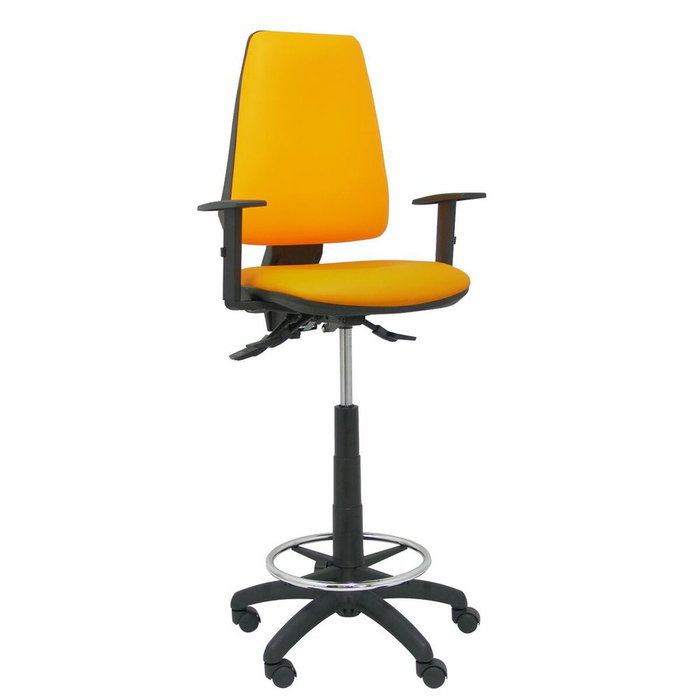 PIQUERAS Y CRESPO Tabouret Elche Asynchrone Cuir écologique Orange