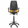 PIQUERAS Y CRESPO Tabouret Elche Asynchrone Cuir écologique Orange