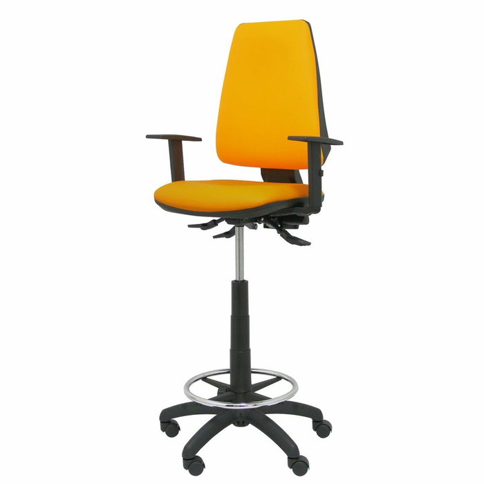 PIQUERAS Y CRESPO Tabouret Elche Asynchrone Cuir écologique Orange
