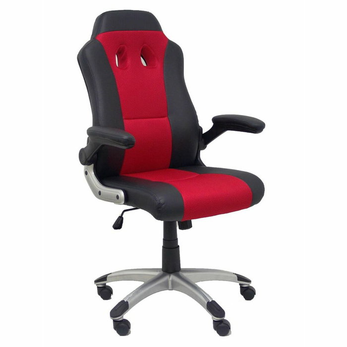 Foröl Chaise gaming Talave Rouge avec accoudoirs rabattables