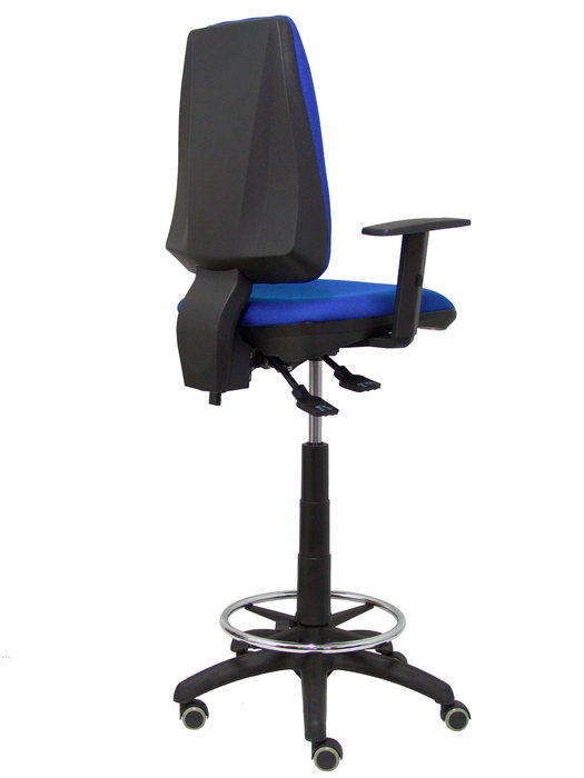 Tabouret Taburete Elche Asynchrone Tissu Bleu Structure polyamide noire Accoudoir 1D Sans appui-tête Roulettes pour moquette Tabouret Taburete Elche Asynchrone Tissu Bleu Structure polyamide noire Accoudoir 1D Sans appui-tête Roulettes pour moquette