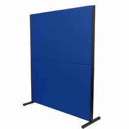 Cloison de bureau Biombos Fixe/Sans mécanisme Tissu Bleu Non applicable Non applicable Cabecero - Patins réglables en hauteur à visser