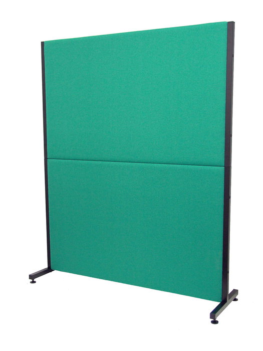 Cloison de bureau Biombos Fixe/Sans mécanisme Tissu Vert émeraude Non applicable Non applicable Cabecero - Patins réglables en hauteur à visser