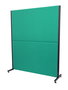 Cloison de bureau Biombos Fixe/Sans mécanisme Tissu Vert émeraude Non applicable Non applicable Cabecero - Patins réglables en hauteur à visser