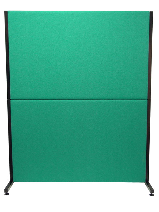 Cloison de bureau Biombos Fixe/Sans mécanisme Tissu Vert émeraude Non applicable Non applicable Cabecero - Patins réglables en hauteur à visser