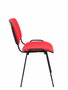 Silla Iso tapizada con Tela color Rojo. Sin brazos