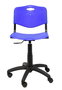 PIQUERAS Y CRESPO Chaise de bureau Robledo pivotante Bleu