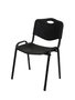 Nowy Styl Chaise Iso en PVC Noir sans bras