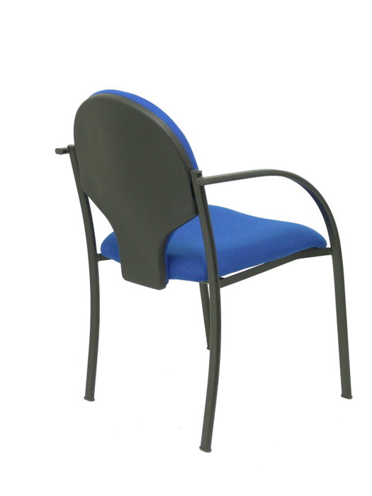 Silla Hellín tapizada con Tela color Azul. Brazos fijos Silla Hellín tapizada con Tela color Azul. Brazos fijos