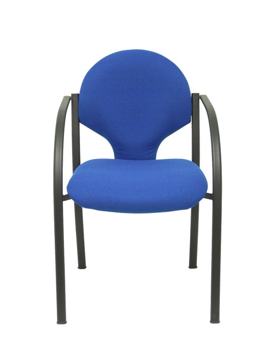 Silla Hellín tapizada con Tela color Azul. Brazos fijos Silla Hellín tapizada con Tela color Azul. Brazos fijos