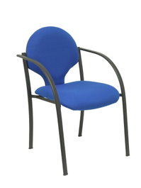 Piqueras Y Crespo Chaise Hellín bleue avec accoudoirs fixes