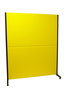 Cloison de bureau Biombos Fixe/Sans mécanisme Cuir écologique Jaune Non applicable Non applicable Cabecero - Patins réglables en hauteur à visser