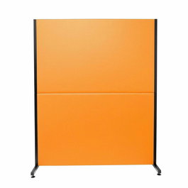 Cloison de bureau Biombos Fixe/Sans mécanisme Cuir écologique Orange Non applicable Non applicable Cabecero - Patins réglables en hauteur à visser