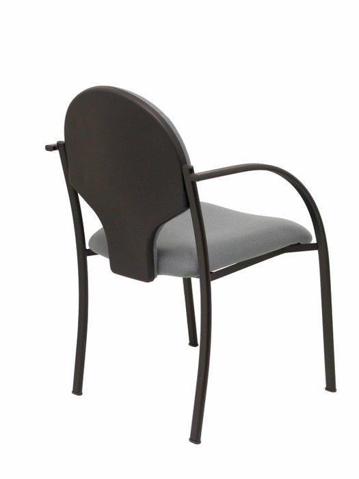 Piqueras Y Crespo Chaise Hellín Gris avec Bras Fixes Piqueras Y Crespo Chaise Hellín Gris avec Bras Fixes