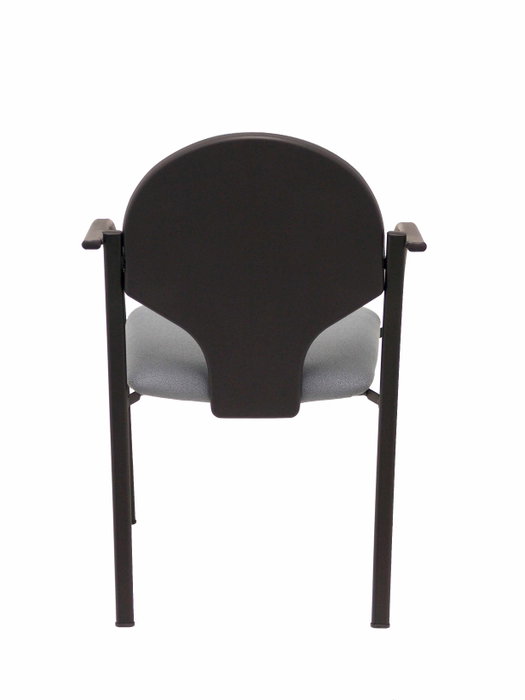 Piqueras Y Crespo Chaise Hellín Gris avec Bras Fixes Piqueras Y Crespo Chaise Hellín Gris avec Bras Fixes