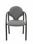 Piqueras Y Crespo Chaise Hellín Gris avec Bras Fixes