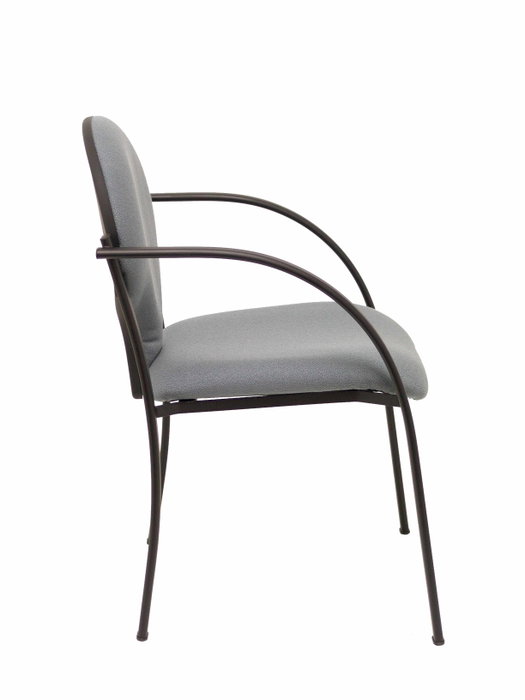 Piqueras Y Crespo Chaise Hellín Gris avec Bras Fixes Piqueras Y Crespo Chaise Hellín Gris avec Bras Fixes
