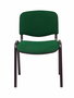 Nowy Styl Chaise Iso sans bras, Vert bouteille, Tissu