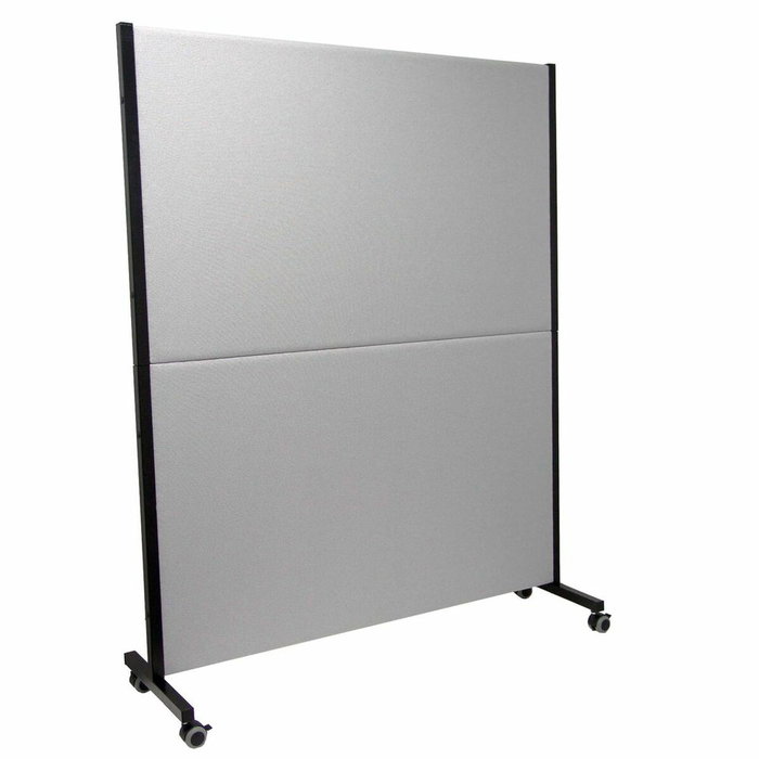 Piqueras y Crespo Paravent Valdeganga ALI40RF Gris avec roulettes Piqueras y Crespo Paravent Valdeganga ALI40RF Gris avec roulettes