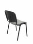 Nowy Styl Chaise Iso sans bras en tissu gris
