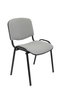 Nowy Styl Chaise Iso sans bras en tissu gris
