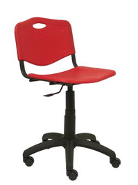 PIQUERAS Y CRESPO Chaise de bureau Robledo Rouge